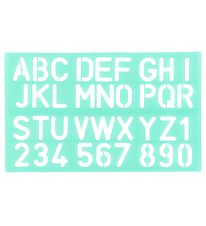 Linex Font template - 30 mm - Green