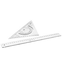 Linex School Set- 2 Parts - Compass/Ruler