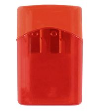 Linex Taille-crayon - Double - Rouge av. Conteneur