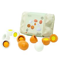 MaMaMeMo Play Food - Wood - Egg carton