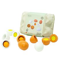 MaMaMeMo Play Food - Wood - Egg carton