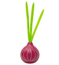 MaMaMeMo Play Food - Wood - Red Onion w. Top