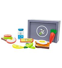 MaMaMeMo Play Food - Wood - Lunchbox - Plum