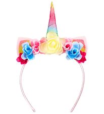 Souza Hairpin w. Flowers - Unicorn - Pastel/Rainbow