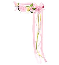 Souza Hairband w. Flowers - Maud - Pink