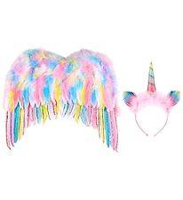 Souza Costumes - Ailes av. Bandeau  Cheveux - Licorne - Arc-en-