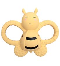 Filibabba Teether - Natural Rubber - Bella The Bee - Pale Banana