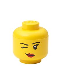 LEGO Storage Box - Mini - Head - 12 cm - Winking