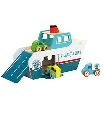 Vilac City - Wood - Ferry w. 3 cars