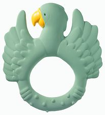 Natruba Teether - Natural rubber - Parrot - Green