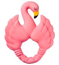 Natruba Teether- Natural Rubber - Flamingo - Pink