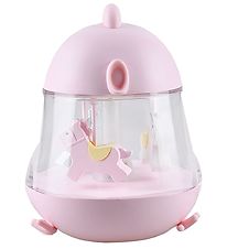 Rabbit & Friends Lampa - 16x13 cm - Karusell m. Musik - Rose