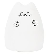Rabbit & Friends Lamppu - 15x11 cm - Kissa - Valkoinen