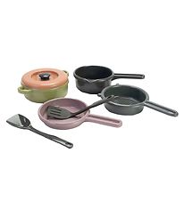 Dantoy Green Bean Kjøkkensett - 7 Deler - Assorterte jordfarger