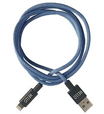 Design Letters Lightning Cable - 1 m - Blue