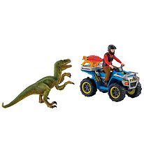 Schleich Dinosaurs - 11,5 x 6,5 cm - ATV & Velocirapto 41466