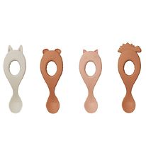 Liewood Cuillres - Liva - Silicone - 4 Pack - Rose Mix