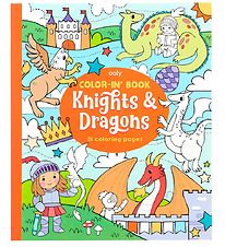 Ooly Colouring Book - 31 Pages - Knights and Dragons