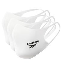 Reebok Gezichtsmasker - Small - 3-pack - Wit
