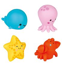 Janod Bath Toy - 4 pcs. - Sea Animals