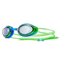 TYR Lunettes de Natation - Blackhawk Racing Junior - Fume/Vert