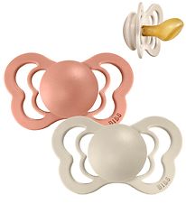 BIBS Couture Pacifiers - Size 2 - 2-Pack - Anatomical - Vanilla/