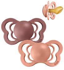 BIBS Couture Schnuller - Gr. 1 - 2er-Pack - Anatomisch - Peach/W