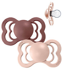 BIBS Supreme+ Pacifiers - Size 1 - 2-Pack - Symmetrical - Woodch