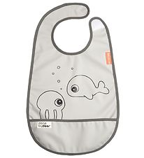 Done By Deer Bib - Sea Friends - Grey