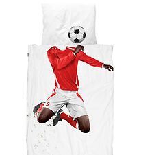 Snurk Duvet Cover - Adult - Soccer Champ Dark Red