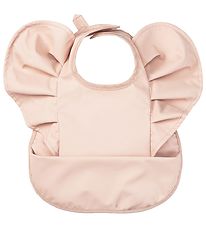Elodie Details Bib - Powder Pink w. Ruffles