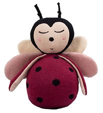 Filibabba Tumling - Lullu The Ladybug - 18x20 cm - Deeply Red