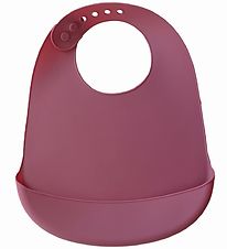 Tiny Tot Bib - Silicone - Berry