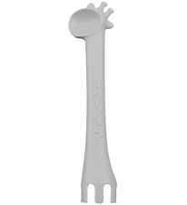 Tiny Tot Cutlery - Silicone - Dusty Grey Blue