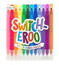 Ooly Markers m. Kleurwissel - Switch-Eroo - 12 st.