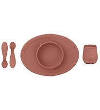 EzPz Set de Vaisselle - Silicone - 4 Parties - Sienna