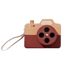 Petit Monkey Camera - Wood - Brown