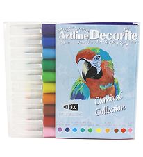 Artline Markers - Decorite Flat - 10 pcs - Carnival