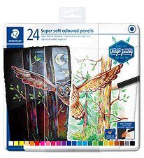 Staedtler Coloured Pencils - Super Soft - 24 pcs