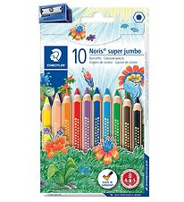 Staedtler Colouring Pencils - Noris Super Jumbo - 12 pcs w. Penc