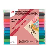 Zig Markers - Textile pens - Twin - 24 pcs