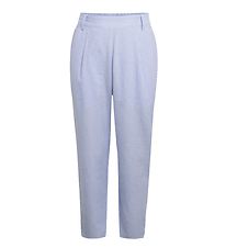 Grunt Trousers - Liv Check Pant - Light Blue