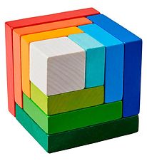 HABA Puzzle 3D - Bois - Multicolore