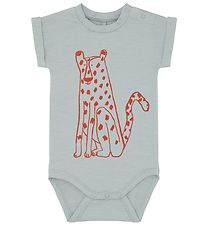 Soft Gallery Bodysuit s/s - Fraser - Abyss w. Leopard