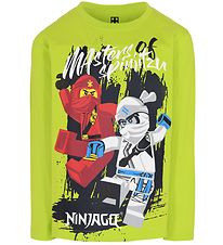 LEGO Ninjago Blouse - Citron Vert av. Ninjas