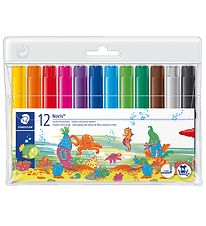 Staedtler Marqueurs Magiques - 12 pces - Noris Jumbo - 3 mm