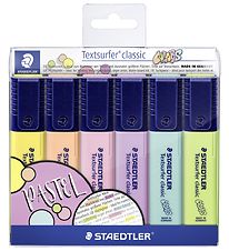 Staedtler Surligneur - 6 pces 1,5 mm - Pastel