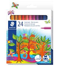 Staedtler Markers - 24 pcs - Noris Fiber pens - 1 mm
