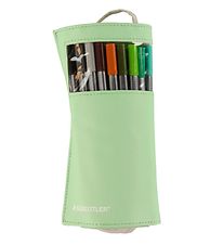 Staedtler Markers w. Pencil Case - 20 pcs. - 0.3 mm - Green