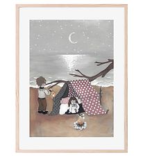 Thats Mine Poster - 30x40 cm - Bonfire In Moonlight